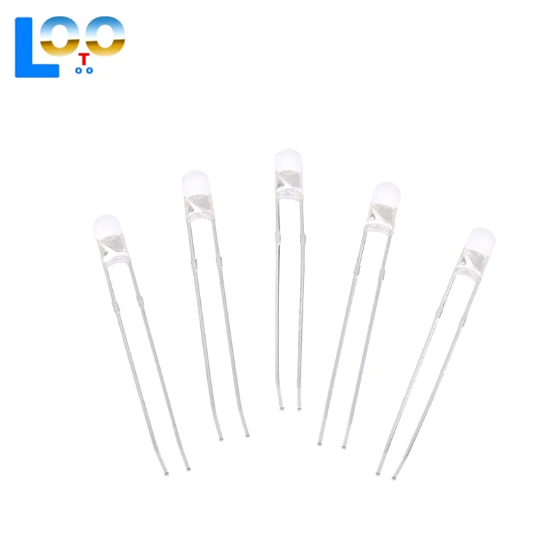 1000 шт. 3 мм светодиодный диод F3 в ассортименте, ультралегкий яркий синий светодиод, светоизлучающий диод «сделай сам»