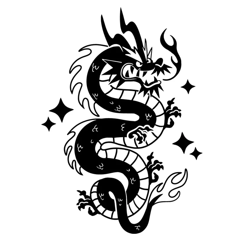 Divine Dragon for Car Sticker Decoration Window Notebook Motorcycle Outdoor Sticker External Accessories Waterproof Vinyl Decals