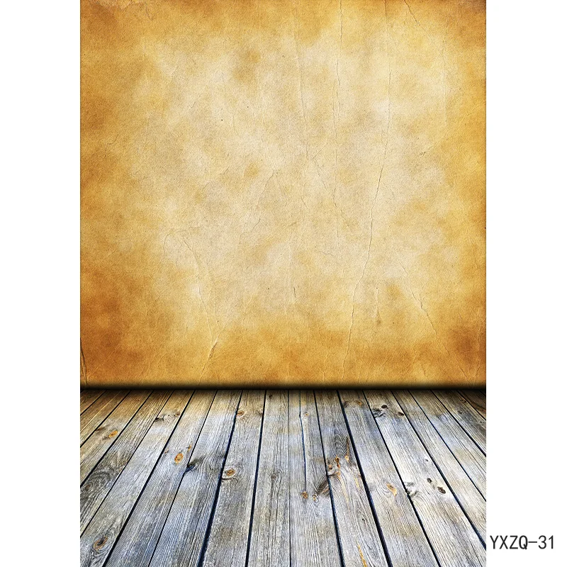 Tela de arte Vintage, pared de ladrillo, suelo de madera, fondos de fotografía, Fondo de estudio, utilería de YXZQ-06