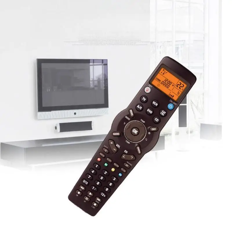 New Sale-1Pcs Smart Universal Remote Control For TV/TXT DVD CD VCR SAT/CABLE And A/C RM-991 6 In 1 Learning Infrared Controller