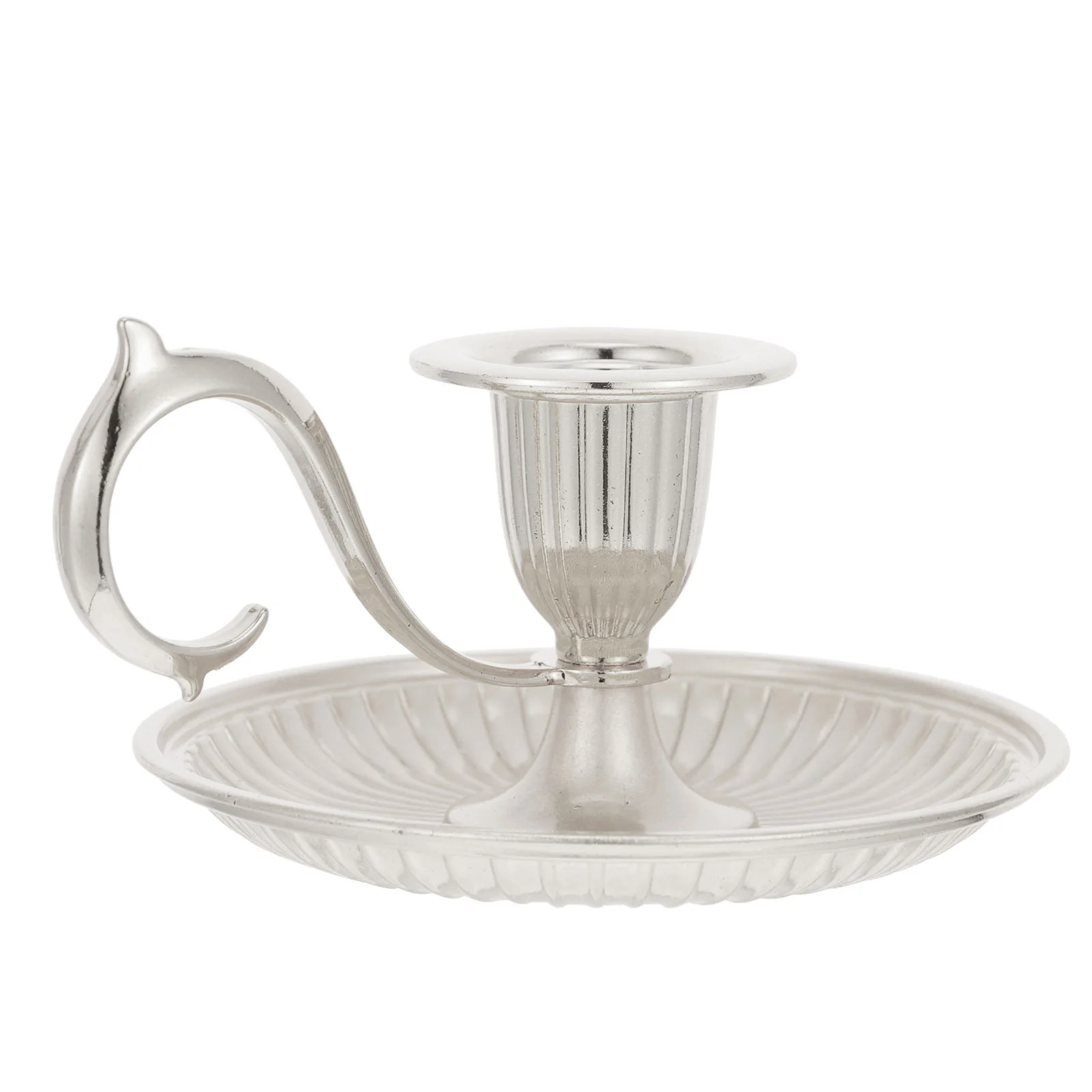 

Vintage Handheld Candlestick Metal Table Holder For Wedding Party Desktop Decor Retro Taper Stand Elegant Base