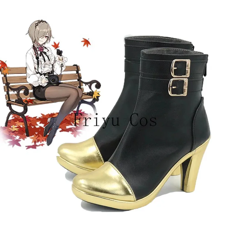 

Game Honkai Impact 3 Rita Rossweisse Cosplay High Heels Boots Shoes for Halloween Christmas Performance Fans Collection Gift