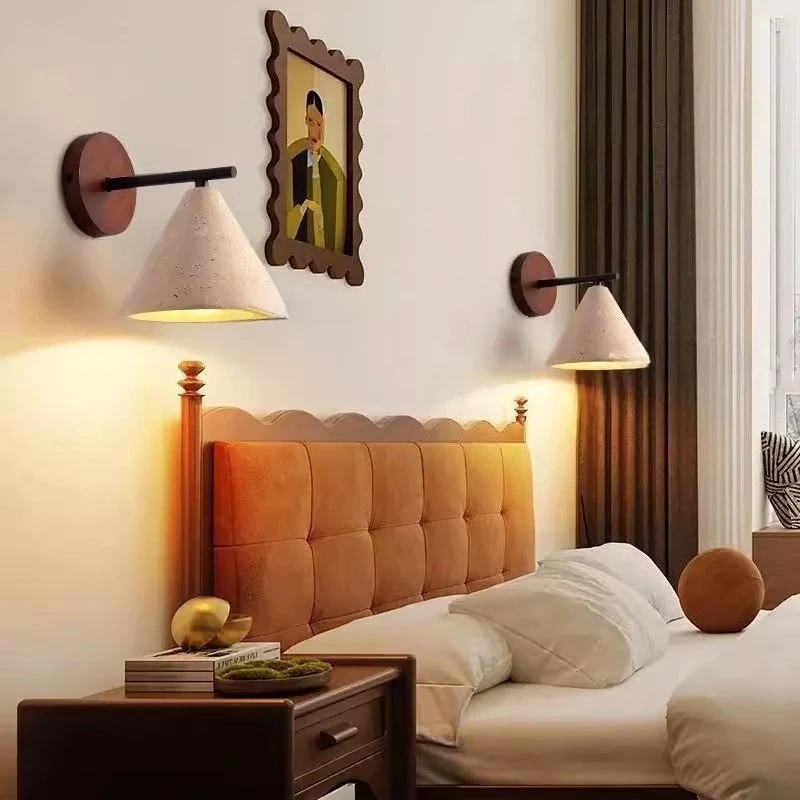 

Huangdongshi bedroom bedside wall lamp living room corridor hallway quiet wind staircase lamp Hotel