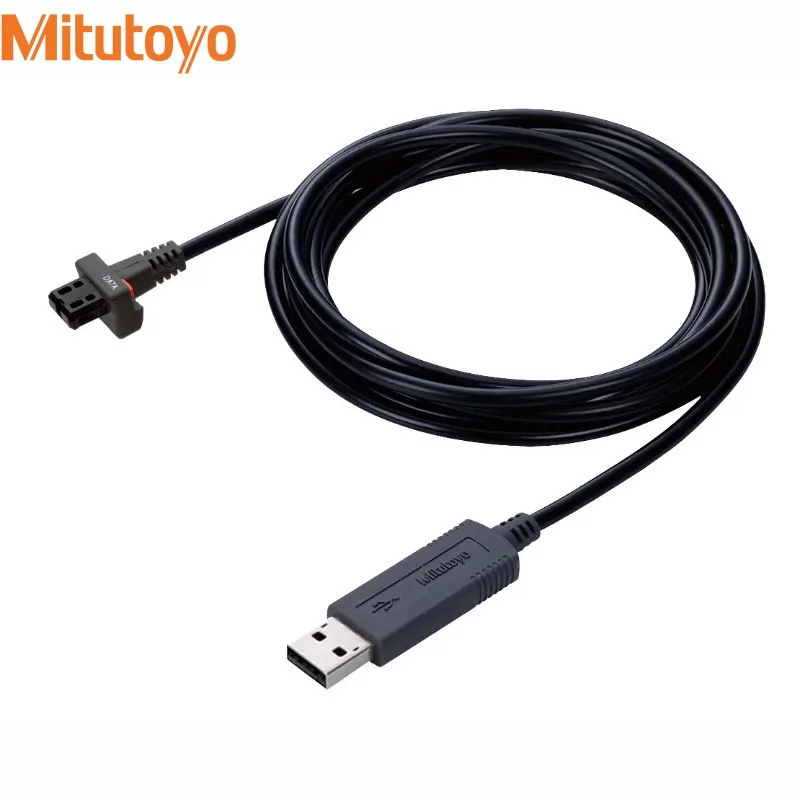 Mitutoyo Usb Input Tool Cabo de Dados Usado para Pinças Digimáticas Altura Gages com Data Switch Original Japonês 06afm380c