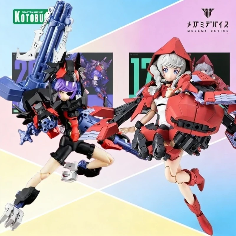 

Оригинальный конструктор Kotobukiya MEGAMI DEVICE «Красная Шапочка», сборная модель, подвижная фигурка, игрушки-подарки для мальчиков и фанатов моделей