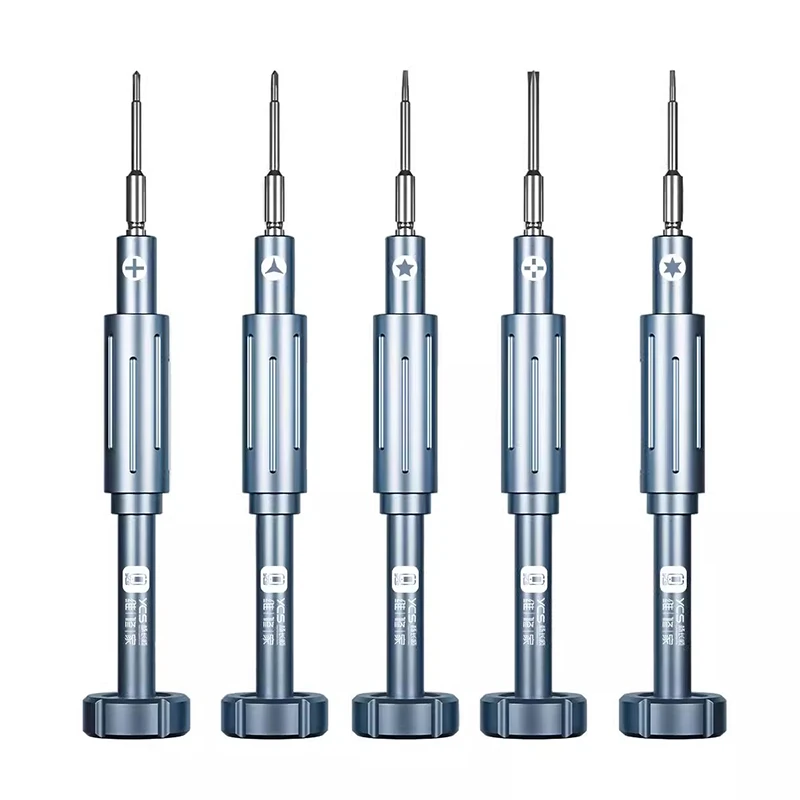 YCS Y101 5 IN 1 2D Precise Screwdriver Set High Precision Magnetic Screwdriver Bits for Disassembly Repair Tool Set