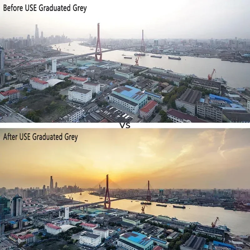 

KASE Lens Filter GND 0.9/1.2 Neutral Density Graduated Gray for Canon Sony Nikon Camera Lens 49 52 55 58 62 67 72 77mm 82mm Size
