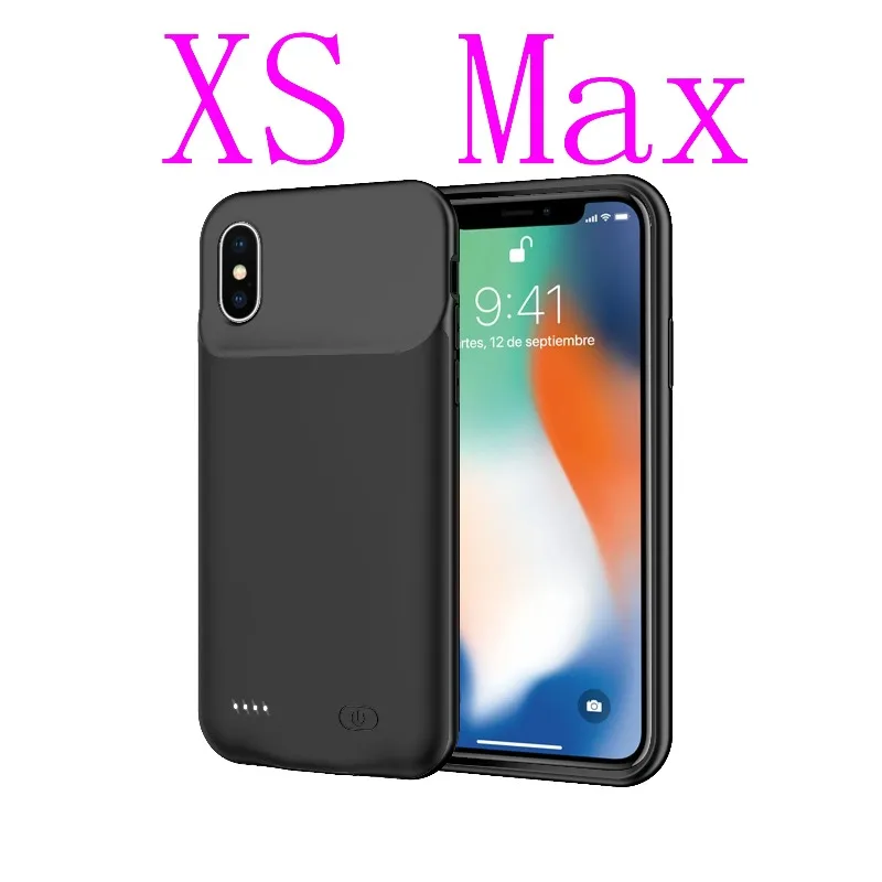 Étui de chargeur de batterie pour IPhone X, 5V, 6800mAh, pour IPhone XS/XR/XS Max, charge sans fil, batterie externe, couvercle de charge magnétique