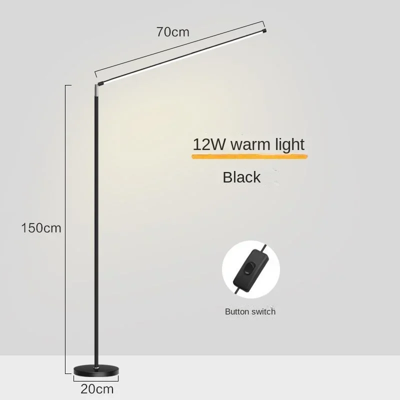 NONE 2025, Minimalismus, LED-Stehlampe, superhelle Leselampe, Wohnzimmer, Schlafzimmer, Nachttisch, vertikale Lampe, Bodenklavier, Beleuchtungskörper 3