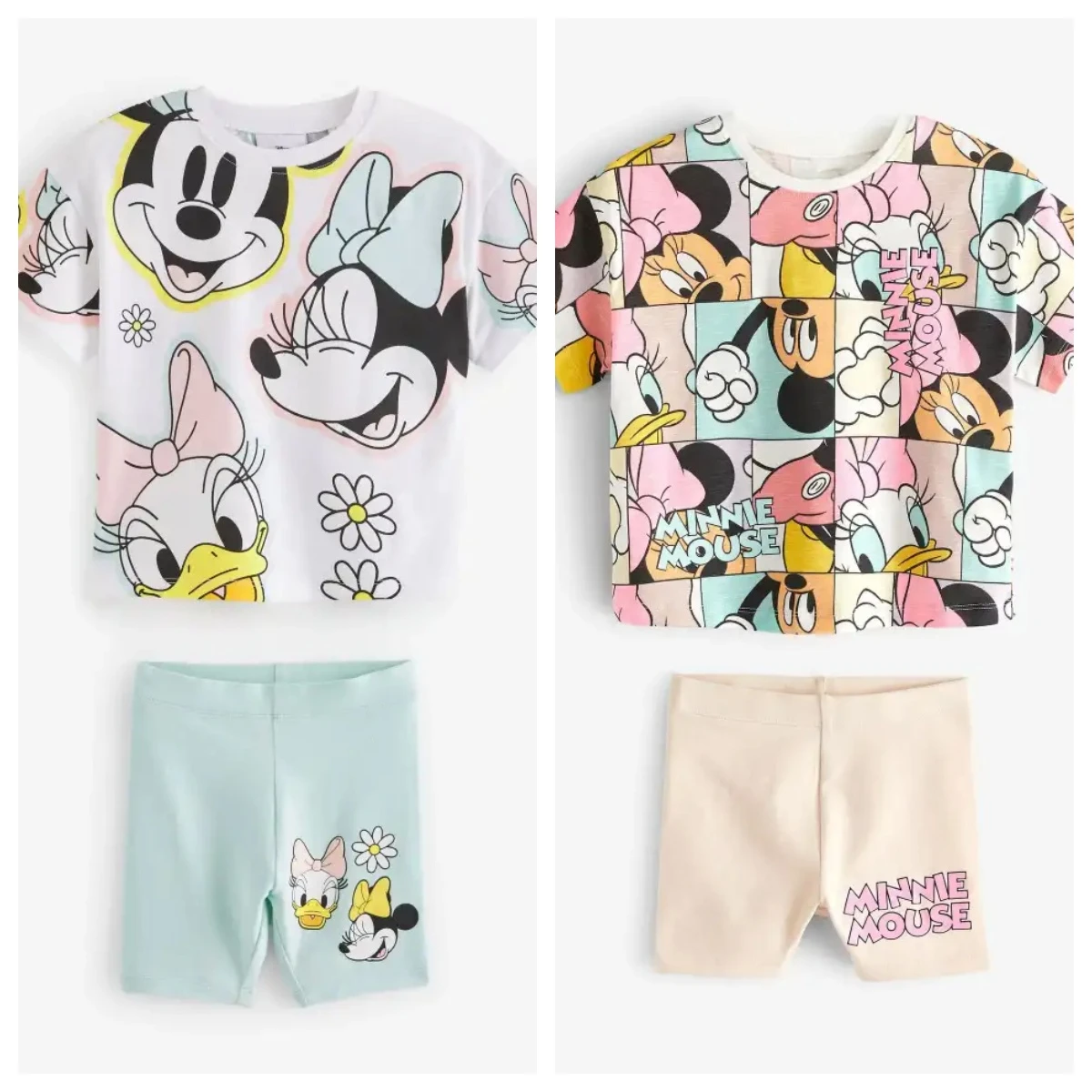 

New Boys Print Tshirt Shorts 2pcs Big Children Short Sleeve Outfits Thin Loose Costume Suit Summer Kids Cartoon Tees+Shorts Sets