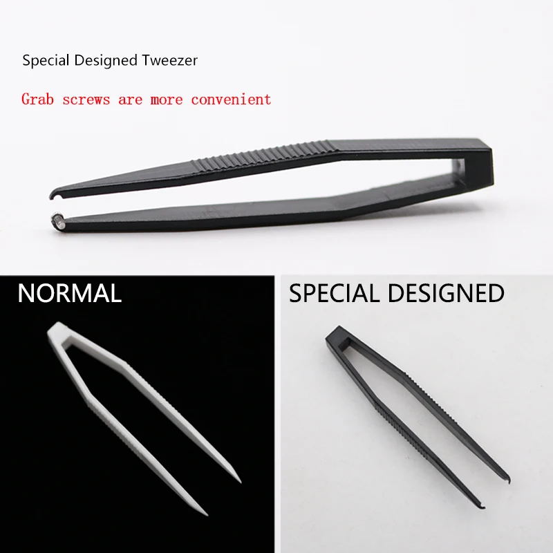 Glasses Sunglasses Eye Glass Repair Kit Screws Nuts Pads  Screwdrivers Tweezer for Sunglasses, Watch, Jewelry Fixing