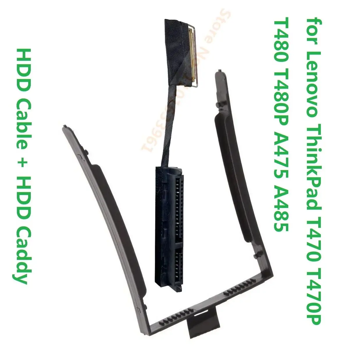 

2.5 SATA HDD Hard Drive Cable Wire Line Connector Caddy Bracket Tray for Lenovo ThinkPad T470 T470P T480 T480P A475 A485 0UR495