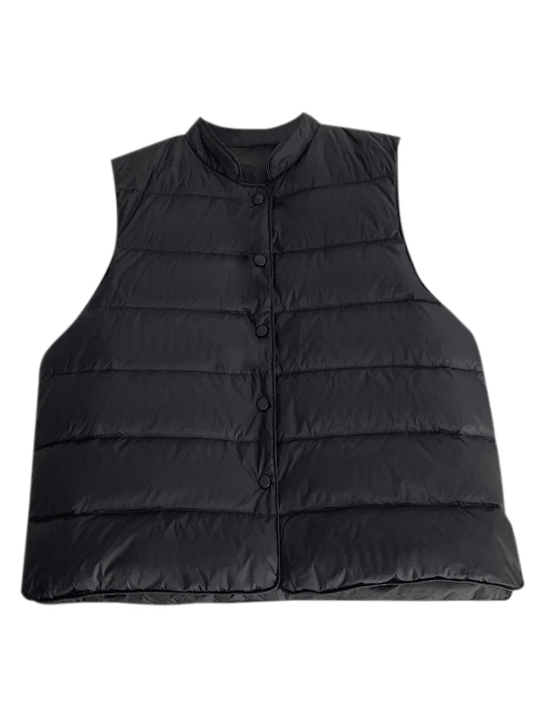 Faionable couleur coton Jaet gilet vêtements d'extérieur grande taille femmes automne hiver nouveau col montant polyvalent...