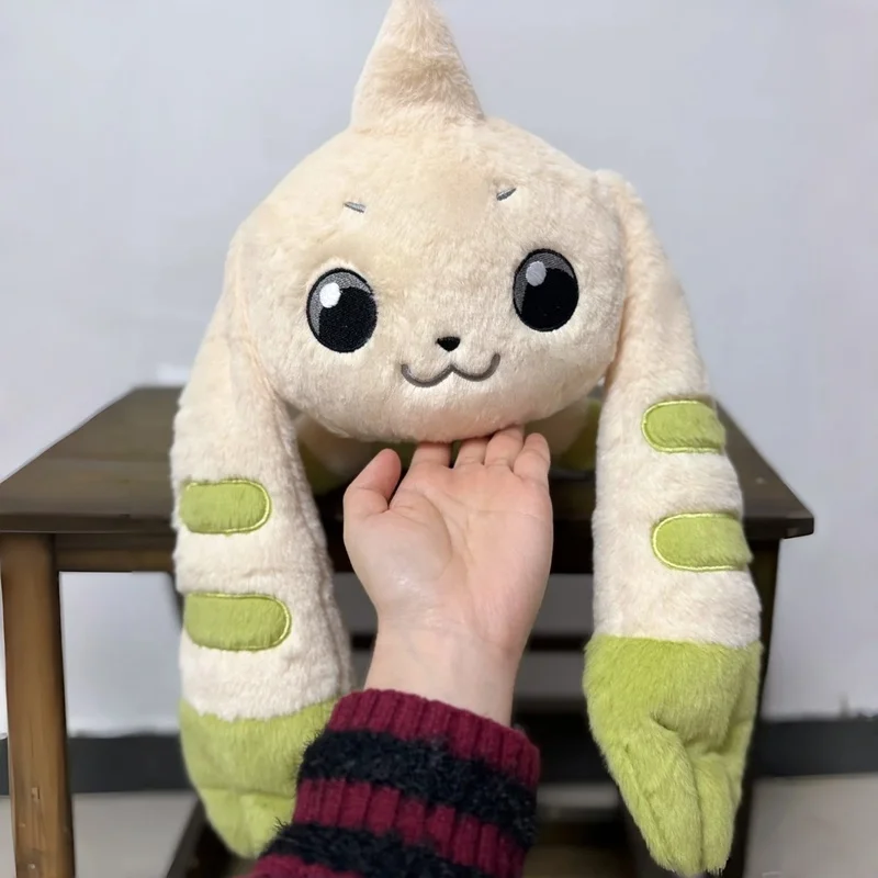 

Anime Terriermon Plush Toy Storage Bag Digimon Tamers Cute Anime Peripheral Stuffed Plush Toy Terriermon Doll