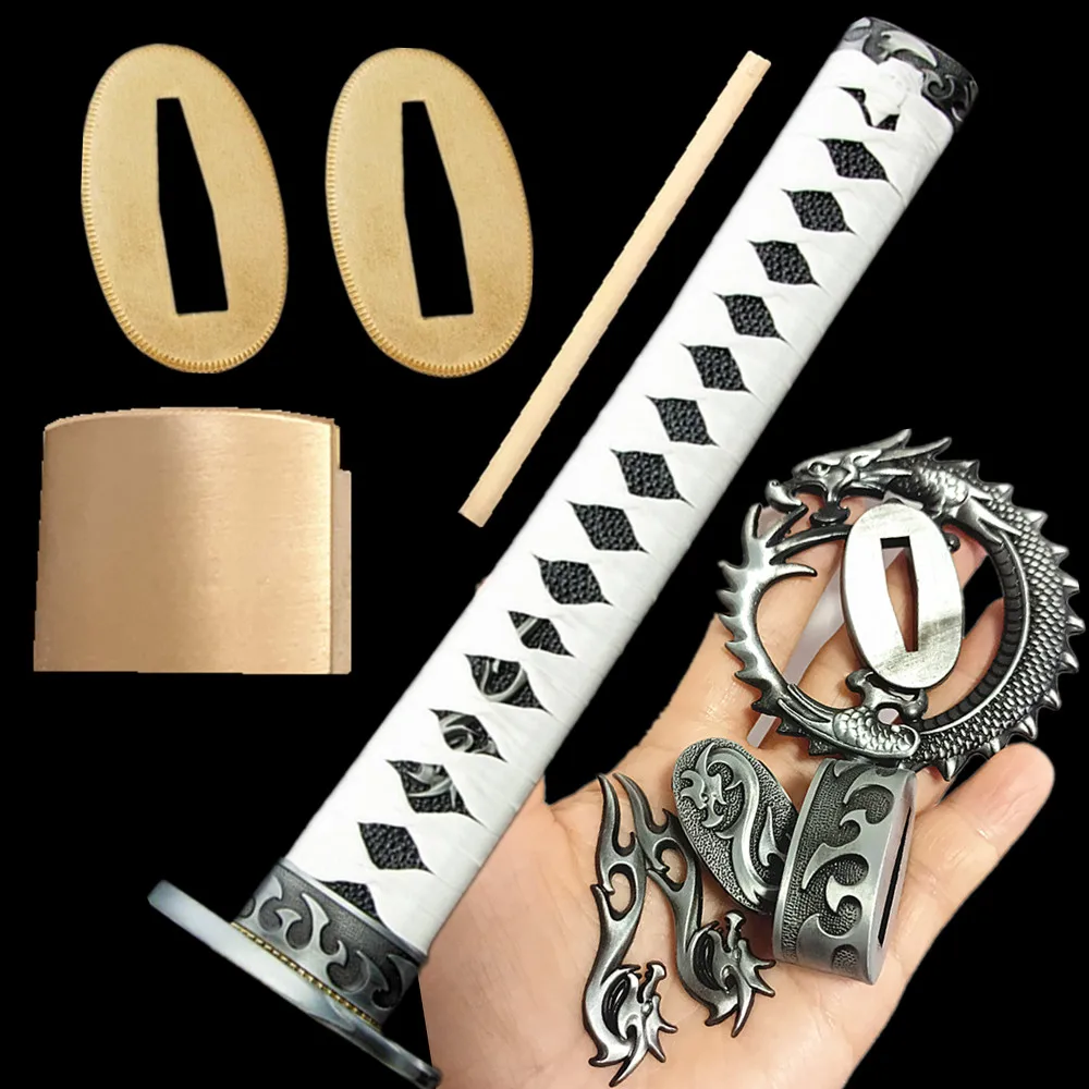 

Набор аксессуаров Dragon Guard для японской Самурайской Катаны/рукоятки Tsuba + Menuki + Fuchi + КАШИРА + хабаки + сеппа