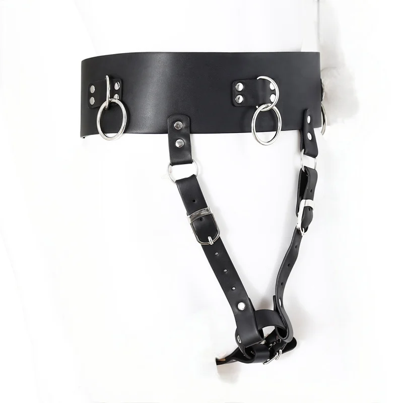Vibrator holder wearable women made of leatherSMMultifunctional Training