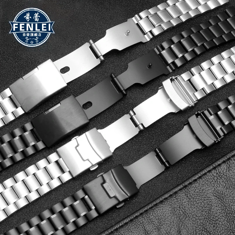 Stainless steel Watchband For TIMEX Tidal T2N720 T2N721 TW2R55500 T2N721 T2N721/739 Watch strap 24*16mm Men's Convex bracelet