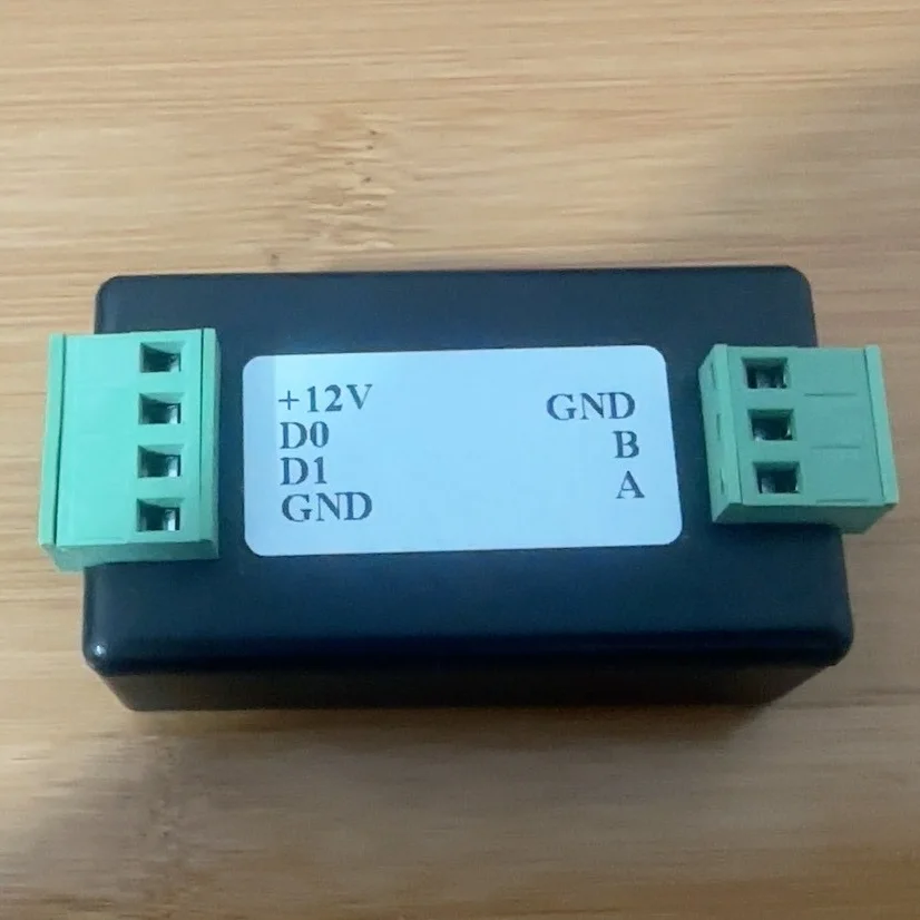 WG26 34 66 Wiegand to RS485 Bidirectional Converter Module Modbus RTU