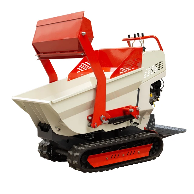 500kg self-loading track dumper mini demper agricultural dumper construction machine