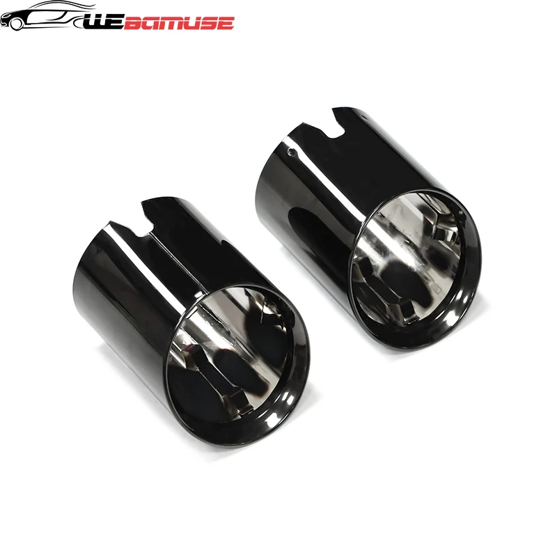For BMW M2 M3 M4 G80 G82 G83 G87 Original Tailpipe Cover Exhaust Tailpipe Black Cover Stainless Steel Muffler Decorative Nozzle