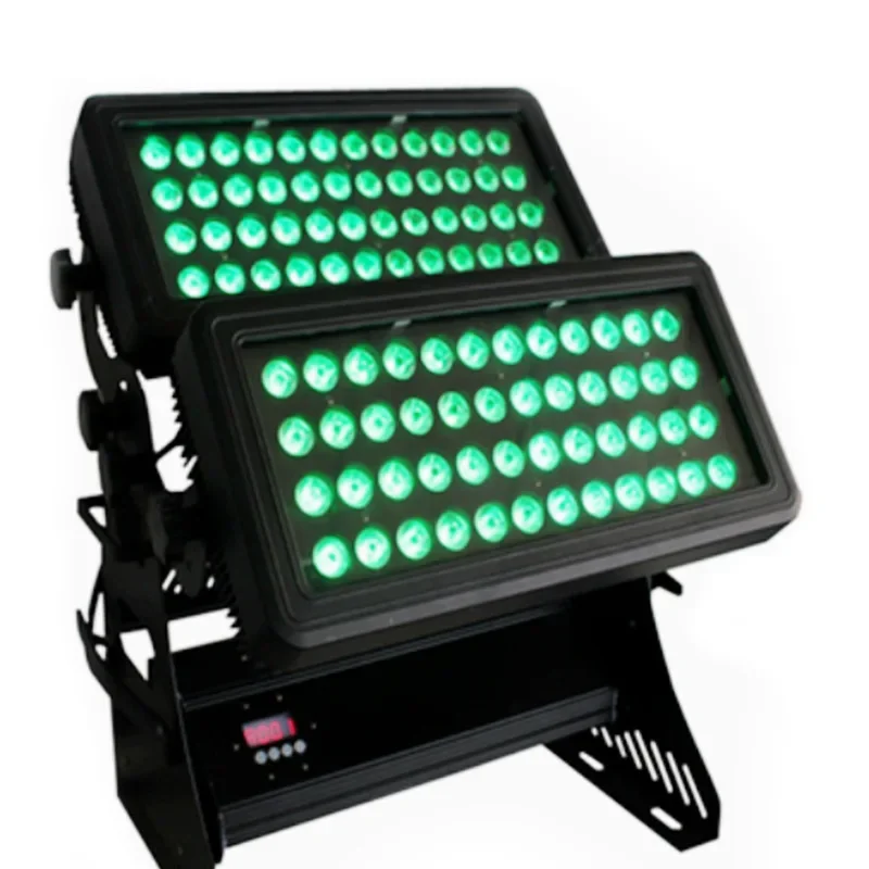 

# Hot ForBuilding Exterior Light Waterproof Double Heads 120*12w 4in RGBW Wall Washer Focusing Projection Outdoor Zoom City Colo