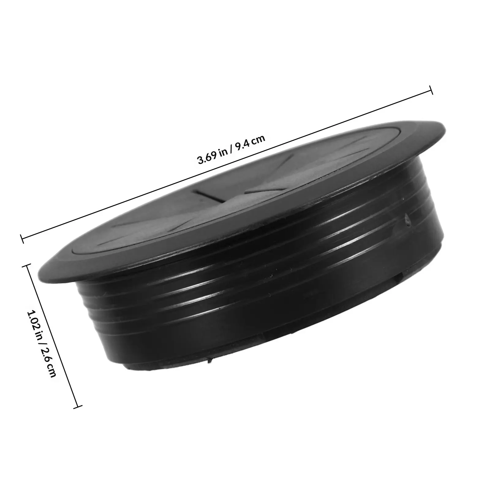 2 pcs Decorative Cover Furniture Covers Hole Screw Plastic Round Halloween Christmas New Year Cable Desk Hole Cover Grommet