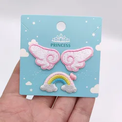 Wing Embroidery Patches For Clothing Self-adhesive Applique Decorative Clothing Backpacks Cover Up Dirt Patch Vulnerabilities