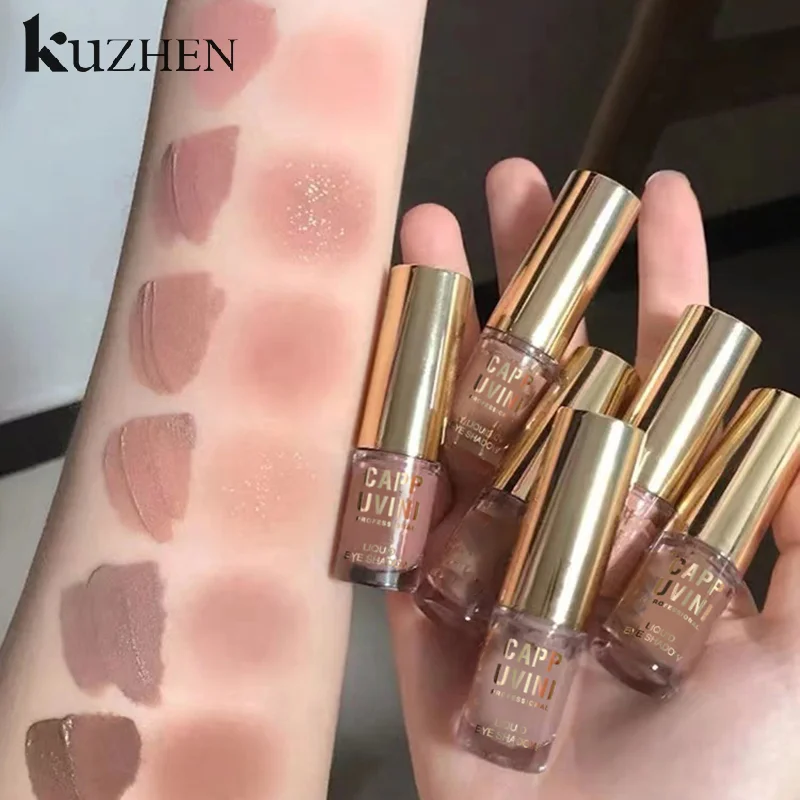 브라운 글리터 리퀴드 아이섀도우 스틱 컨투어 블러쉬 피그먼트 파인 쉬머 매트 내추럴 치크 밀크 커피 섀도우 크림 아이 메이크업