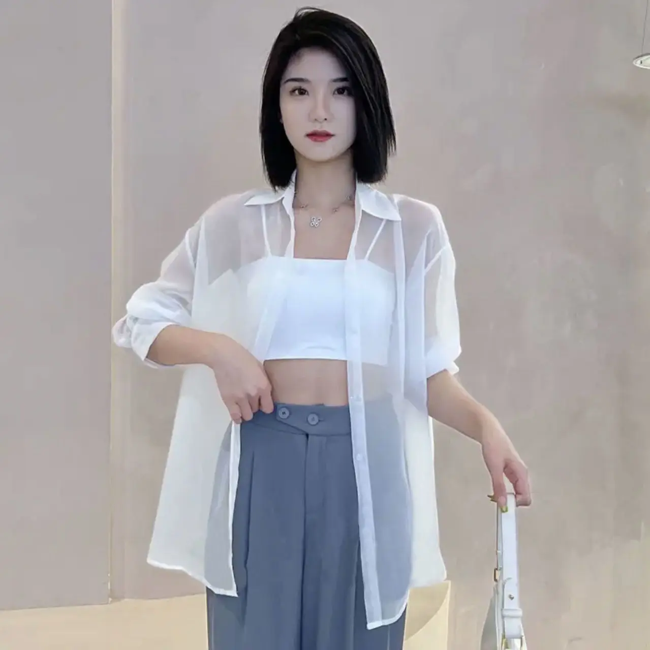 Nova moda feminina sólida tamanho grande fino protetor solar blusa nova com capuz manga longa renda bainha camisa moda primavera outono 2025 wh6