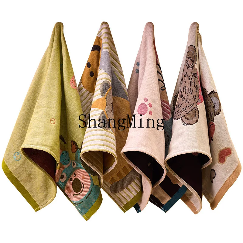 

PYHA bacteriostatic pure cotton gauze towel soft and skin-friendly adult household cotton face towel enlarged