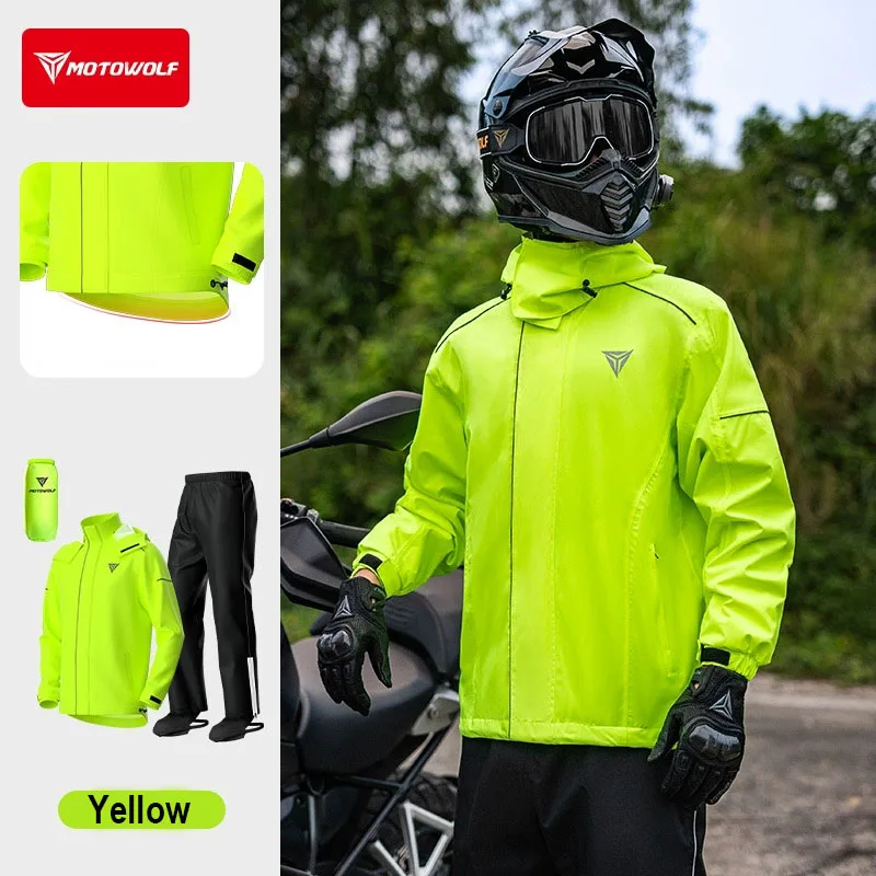 دراجة نارية معطف واقي من المطر مقاوم للماء معطف واق من المطر كابا دي تشوفا تشوباسكيرو كتيمة هومبر كابا دي تشويا الفقرة موتوكيرو عاكس #5