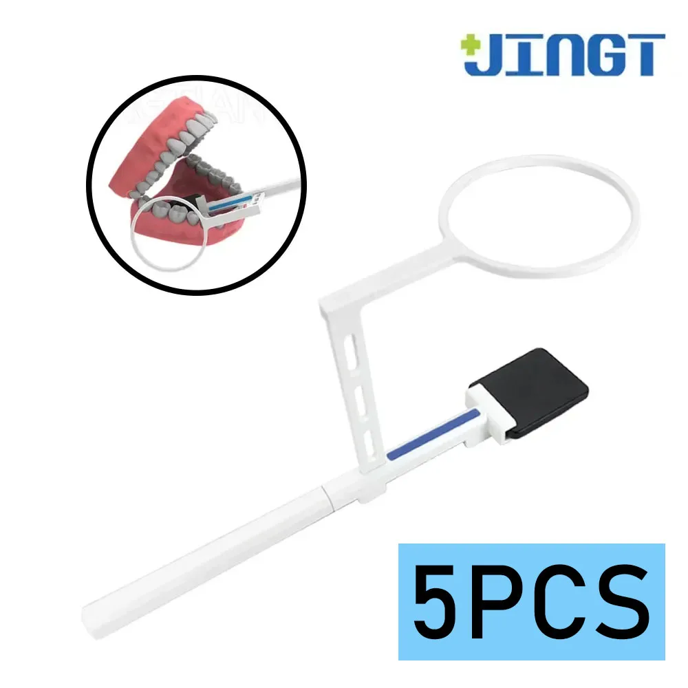 

JINGT 5pcs Dental X-Ray Sensor Bracket Portable Tooth Digital Positioner Stand Holder Dental Laboratory Equipment