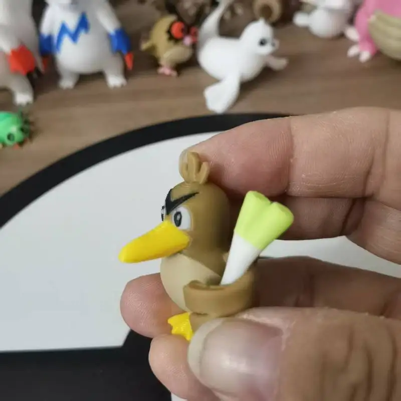 Anime Farfetch Proportion World 1:20 Diy 3D Printing Cartoon Action Figure Model Desktop Decoration Statue Children Birthday Toy - view 5