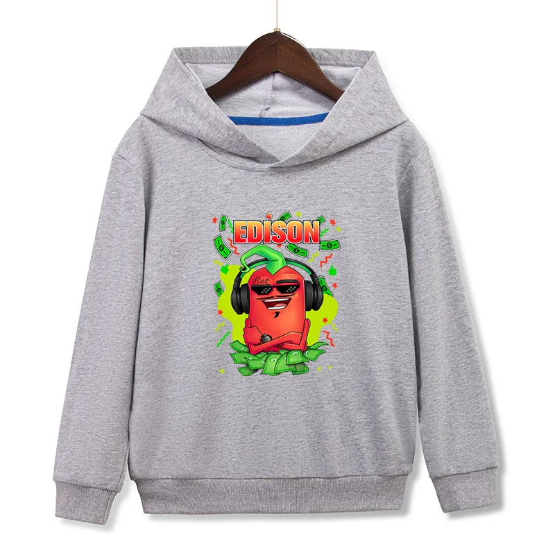 اديسون Pts الأطفال هوديس الفتيان الفتيات رقيقة البلوز بلوزات بلايز القطن ربيع الخريف طويلة الأكمام ملابس الطفل الصبي #3