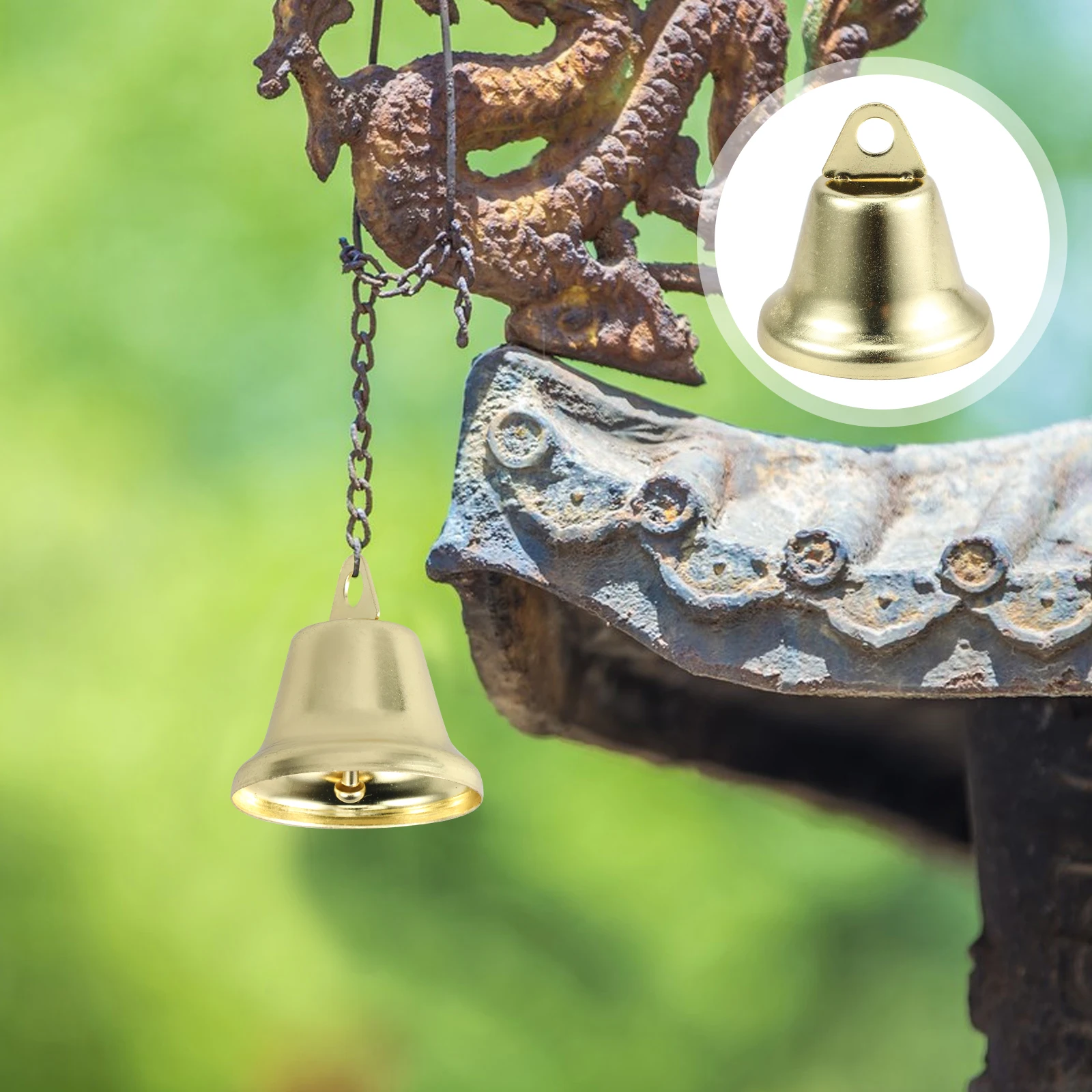 

20 Pcs Silver The Bell Vintage Decor Craft Bells Ornament Pendant Christmas Iron Diy