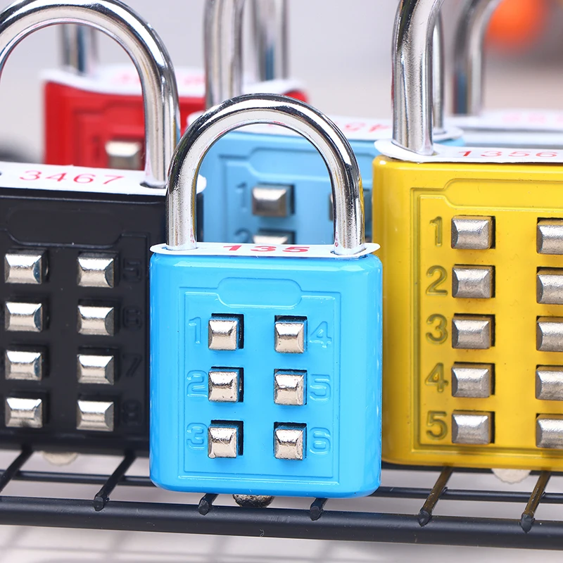 Password Code Combination Padlock Zinc Alloy Suitcase For Luggage Travel Code Anti-thieft Lock Code Keyed Smart Lock