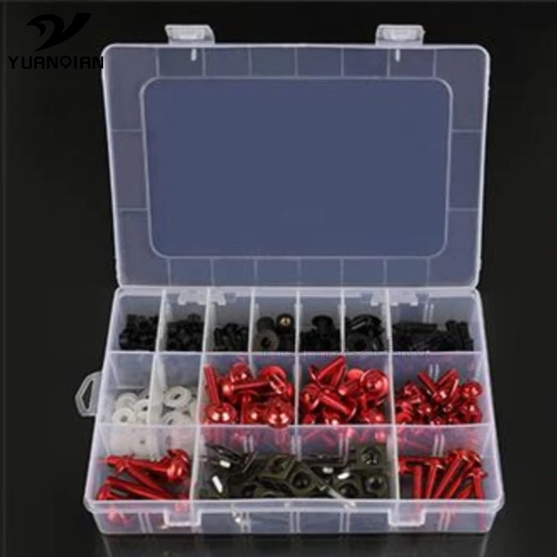 

202PCS Motorcycle Fairing Bolts Body Screws Nuts For Kawasaki Z900 Z750 Z800 Z650 Z1000 Er6n Versys 650 Zx6r Zx10r 400 300
