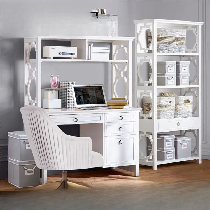 

Solid wood children's room girl princess bedroom white desk writing table office furniture