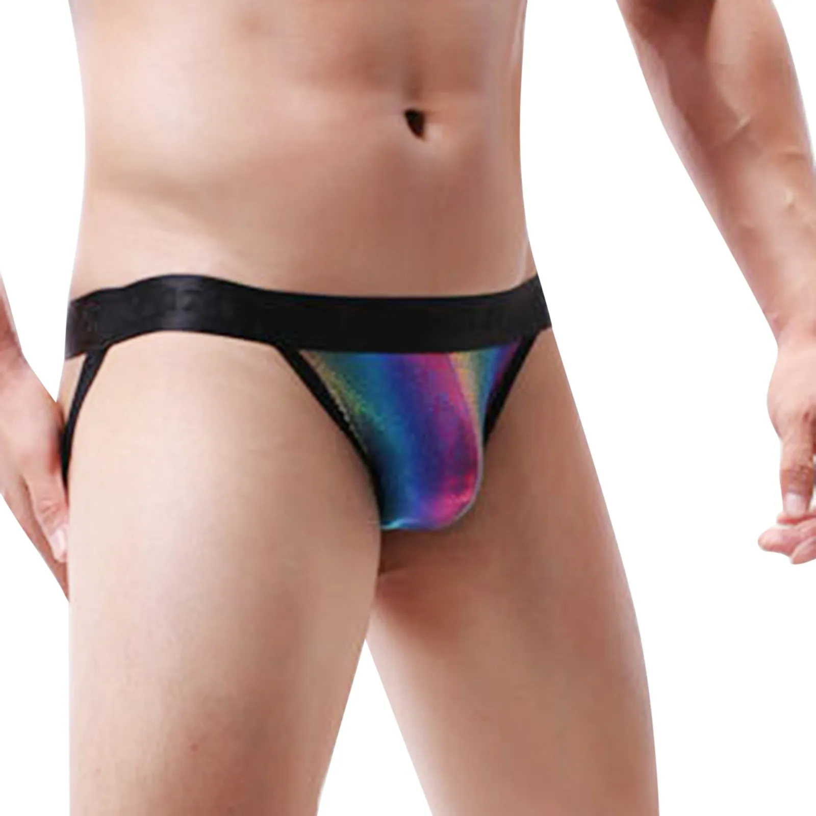 

Underwear Men Quick Y Male Sexy Colorful Glossy Underwear Sexy Low Waist Breathable Briefs Thermal Underwear Tops for Men