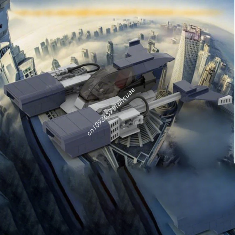 244 قطعة MOC مدينة كروزر ستار معركة نموذج اللبنات فكرة الاطفال اللعب عيد ميلاد العمارة الطوب تجميع هدايا عيد الميلاد