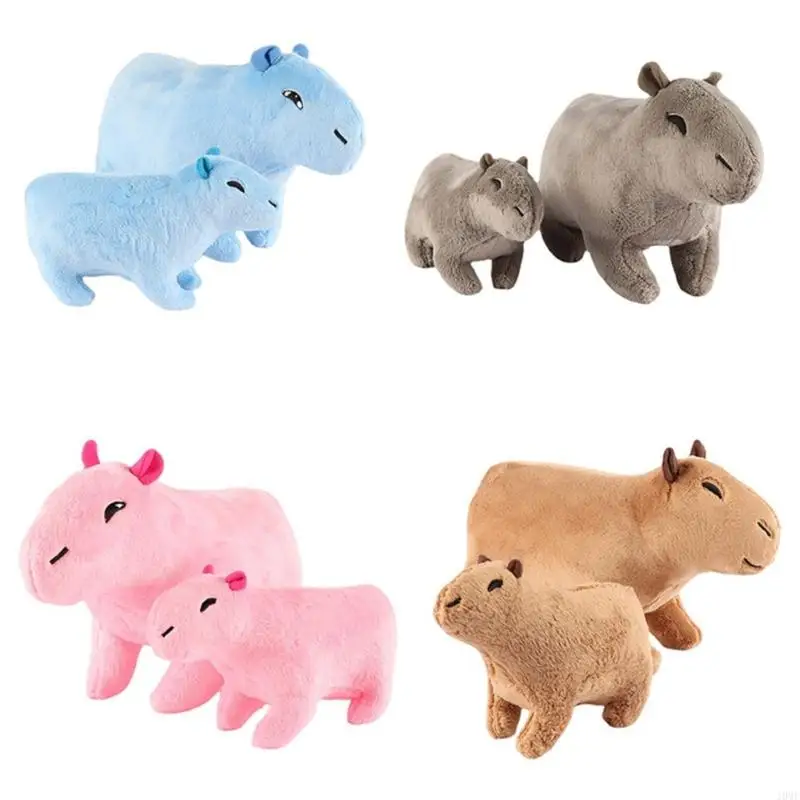 

J0MF Capybara Kid Plush Toy for Toddler Appease Sleeping Stuffed&Plush Toy