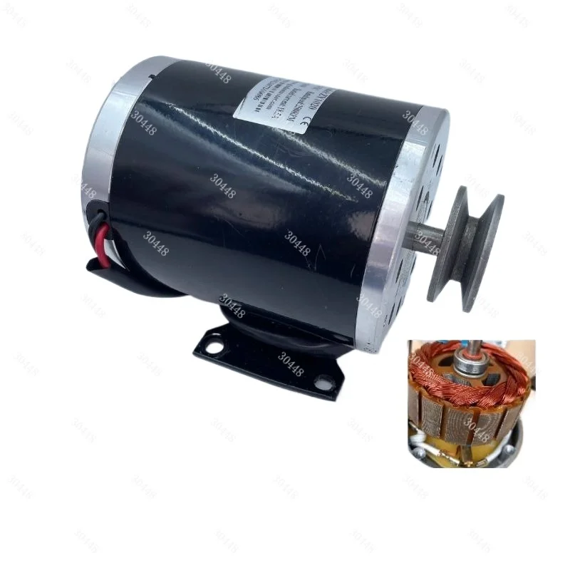 

High-Power Go-Kart ATV High-Speed Motor 24V 36V 48V 500W 1000W Pulley Gear Upgrade
