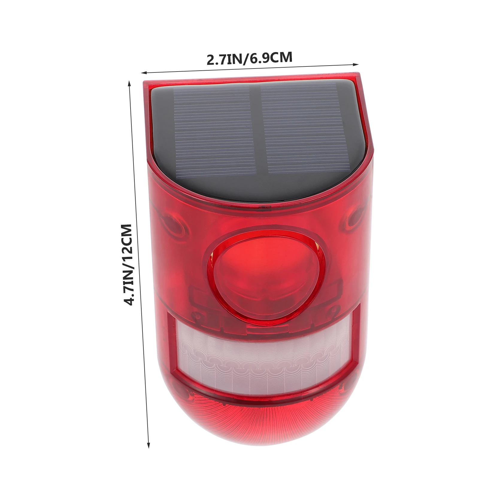 

Solar Security Light Sensor Farm Strobe Waterproof LED Anti Theft Solar Sensor Alarm Alarm Outdoor