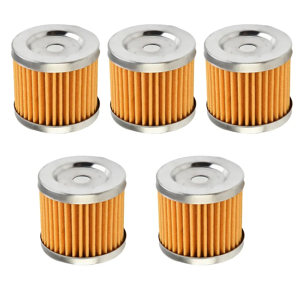 5Pcs Motorcycle Oil Filter Element ForGN125 Oil Cooler Cover Fuel Filter Cleaner Fuel Delivery System Motorcycle Accessories