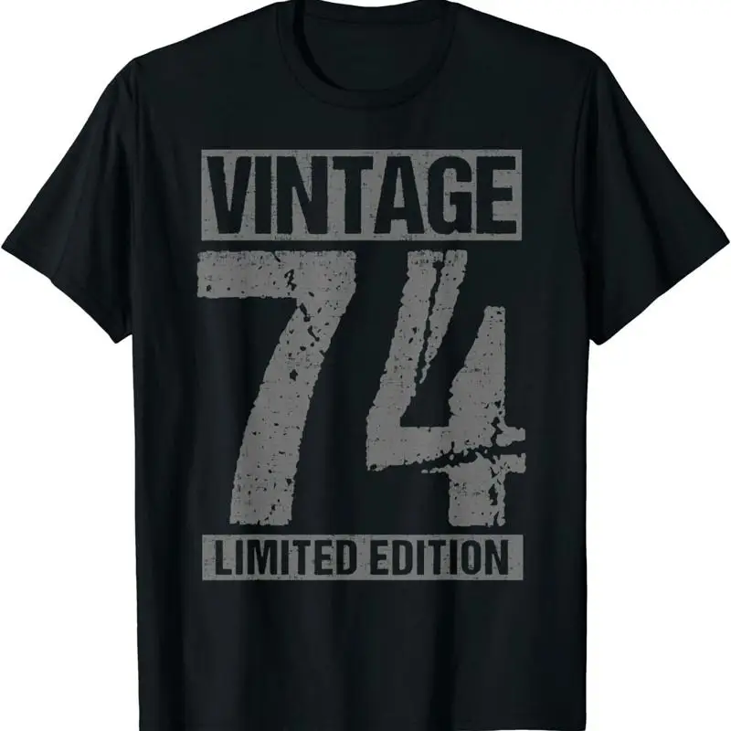 

48 Years Old Vintage 1974 48th Birthday Decoration T Shirt S 3XL