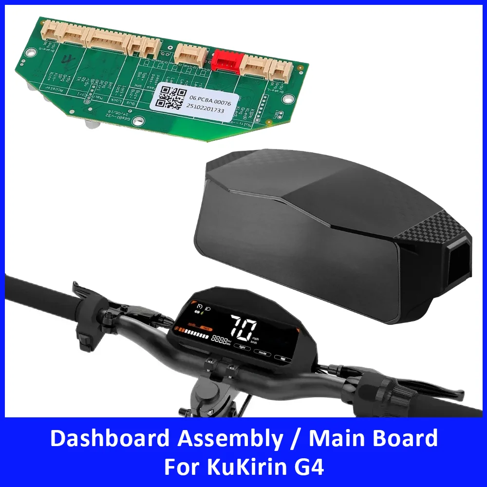 

Scooter Dashboard Digital Meter with Turn Signal Light Headlight for Kugoo KuKirin G4 Display Instrument Mainboard Accessories