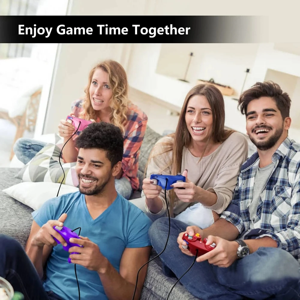 For Gamecube Controller Wired Handheld Joystick Compatible Nintend For NGC Controller For Wii Gamepads