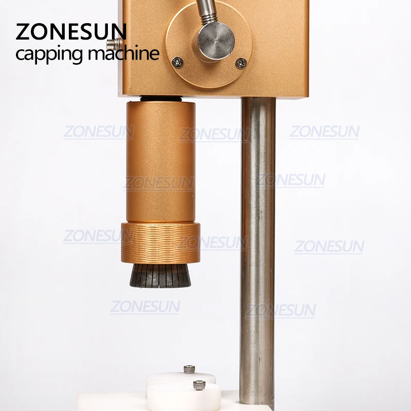 ZONESUN Perfume Bottle Crimping Machine Vial Crimper Metal Press Machine Perfume Bottle Crimper Spray Crimper