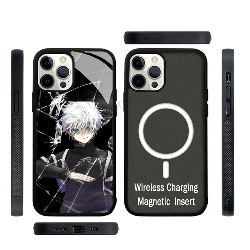 

Anime Hisoka Hunter X Hunters Phone Case Strong Magnetic For IPhone 15 14 13 Pro Max 11 12 Mini For Magsafe