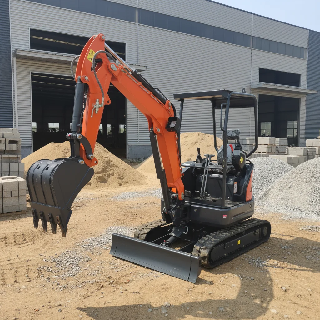 

Customize Crawler Excavator 1 Ton Mini Hydraulic Digger For Farm Garden